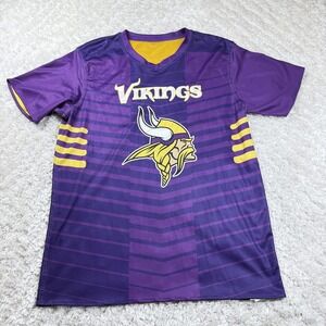 Minnesota Vikings Jersey Mens M NFL Flag Football Reversible Street Active Gear